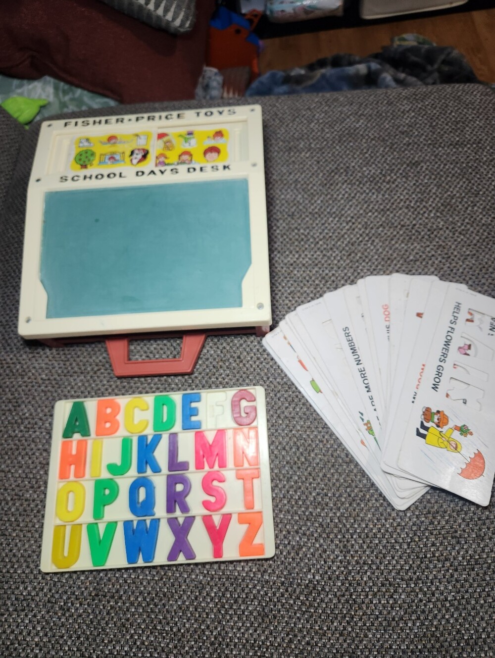 vintage 1972 Fisher-Price School Days Desk